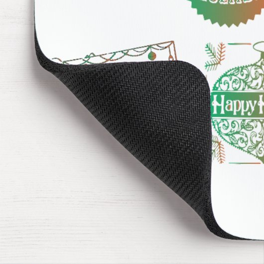 Weihnachtsmarken Weihnachtsbaum Mousepad (Ecke)