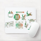 Weihnachtsmarken Weihnachtsbaum Mousepad (Mit Mouse)