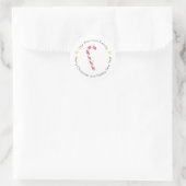 Weihnachtsmarken, Weihnachtskleber, Geschenke Runder Aufkleber (Tasche)