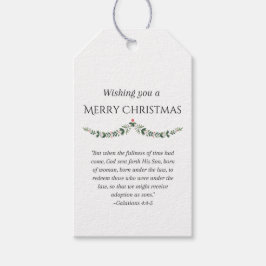 Weihnachtsmarken zum Thema Schrift Geschenkanhänger