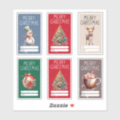 Weihnachtsmarkierungen Aufkleber (Blatt)