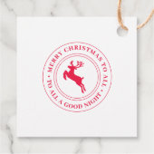 Weihnachtsmarkierungen für selbstgebackene Weihnac Geschenkanhänger (Rückseite)