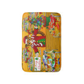 Weihnachtsmarkt Badematte (Vorderseite Vertikal)