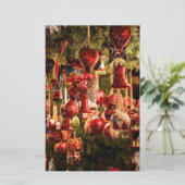 Weihnachtsmarkt Briefpapier (Stehend Vorderseite)