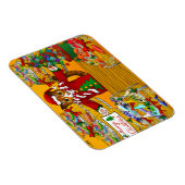 Weihnachtsmarkt Cat Magnet (Rechte Seite)