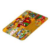 Weihnachtsmarkt Cat Magnet (Linke Seite)