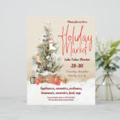 Weihnachtsmarkt Einladung (Stehend Vorderseite)