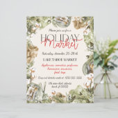 Weihnachtsmarkt - Einladung (Stehend Vorderseite)