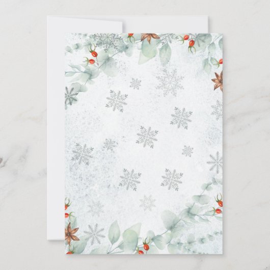 Weihnachtsmarkt Einladung (Rückseite)