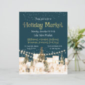 Weihnachtsmarkt - Einladung (Stehend Vorderseite)