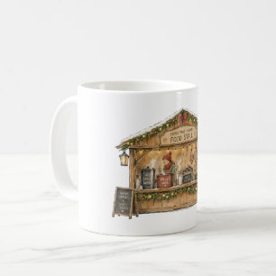 Weihnachtsmarkt-Essenstand für Feinschmecker Kaffeetasse