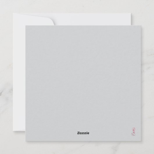 Weihnachtsmarkt Feiertagskarte (Rückseite)