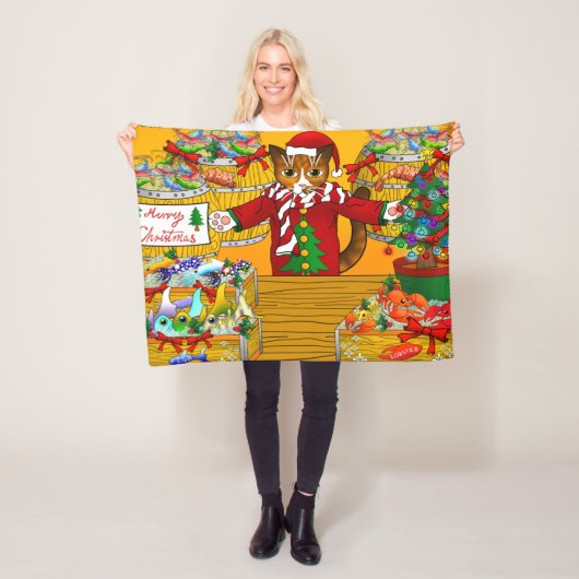 Weihnachtsmarkt Fleecedecke (Beispiel)