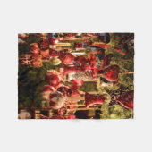 Weihnachtsmarkt Fleecedecke (Vorderseite (Horizontal))
