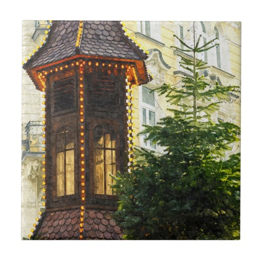 Weihnachtsmarkt Fliese (Vorderseite)