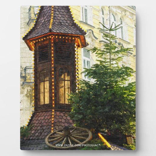 Weihnachtsmarkt Fotoplatte (Vorderseite)