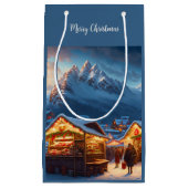 Weihnachtsmarkt in den Bergen - Brauch Kleine Geschenktüte (Vorderseite)