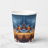 Weihnachtsmarkt in den Bergen - Brauch Pappbecher (Rechts)