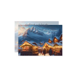 Weihnachtsmarkt in den Bergen - offenes Haus Einladung