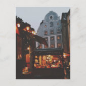 Weihnachtsmarkt in Stockholm Postkarte (Vorderseite)