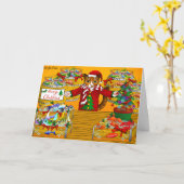 Weihnachtsmarkt Karte (Gelbe Blume)