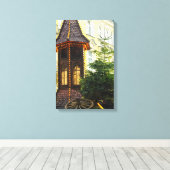 Weihnachtsmarkt Leinwanddruck (Insitu (Holzboden))