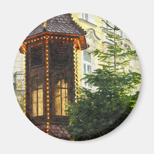Weihnachtsmarkt Magnet (Vorne)
