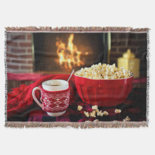 Weihnachtsmarkt - Popcorn und Heiße Apfelwein Decke