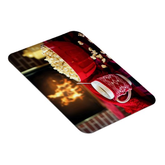 Weihnachtsmarkt - Popcorn und Heiße Apfelwein Magnet (Rechte Seite)