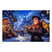 Weihnachtsmarkt Poster (Vorderseite)