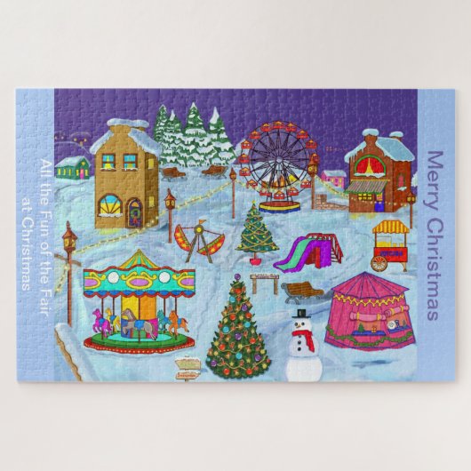 Weihnachtsmarkt Puzzle (Horizontal)