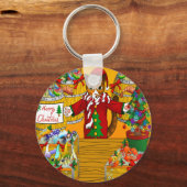 Weihnachtsmarkt Schlüsselanhänger (Vorderseite)