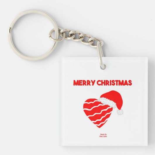 Weihnachtsmarkt Schlüsselanhänger (Vorderseite)