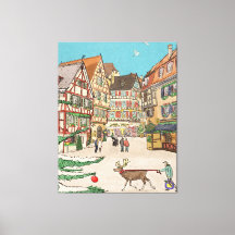 Weihnachtsmarkt Straßburg Frankreich Retro inspiri