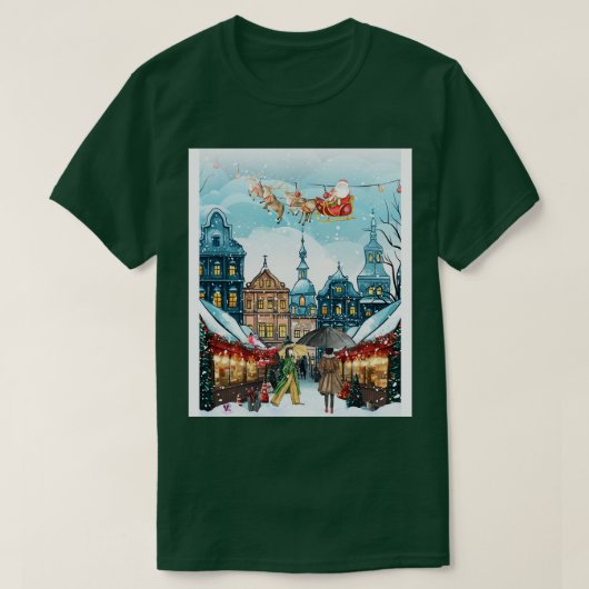 Weihnachtsmarkt T-Shirt (Design vorne)
