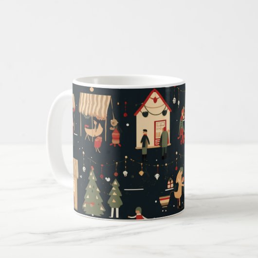 Weihnachtsmarkt Tasse (Vorderseite Links)