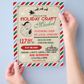 Weihnachtsmarkt und Messe Flyer (Hand)