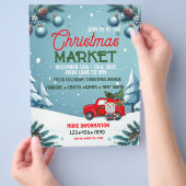 Weihnachtsmarkt und Messe Flyer (Hand)