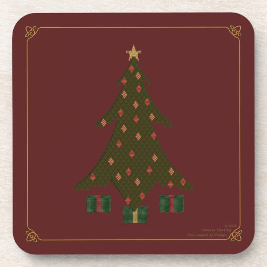 Weihnachtsmarkt-Untersetzer Getränkeuntersetzer (Vorderseite)