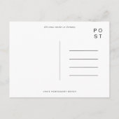 Weihnachtsmarkt Wasserfarbenreise Einladungspostkarte (Rückseite)