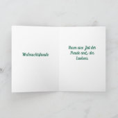 Weihnachtsmarkt-Weihnachtskarte Vintag Feiertagskarte (Innenseite)