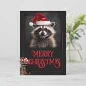 Weihnachtsmarsch Feiertagskarte (Stehend Vorderseite)