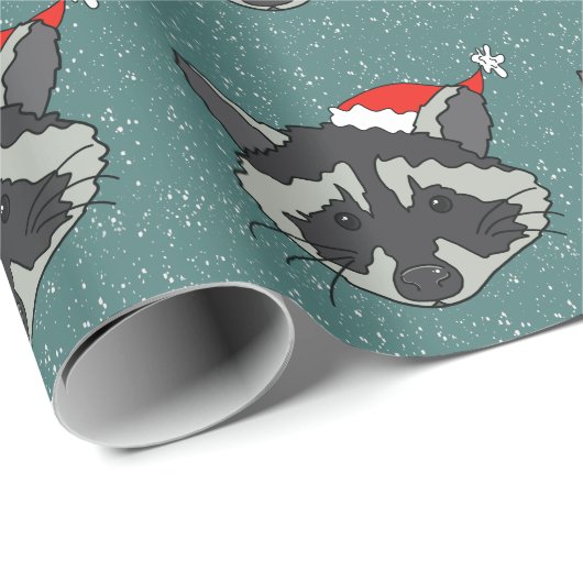 Weihnachtsmarsch Geschenkpapier (Rolleneckpunkt)