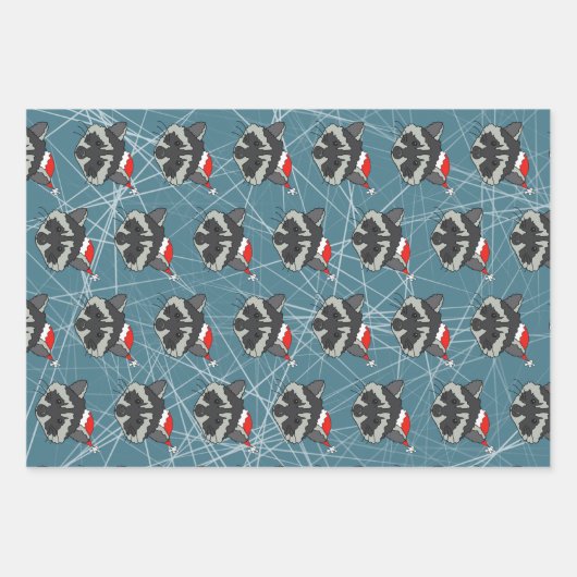 Weihnachtsmarsch Geschenkpapier Set (Vorderseite)