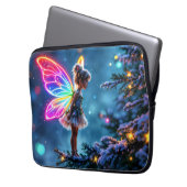 Weihnachtsmärsche Winterwald festliche Magie Laptopschutzhülle (Vorderseite Links)