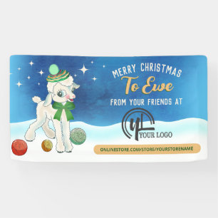 Weihnachtsmaske Strickshow Banner