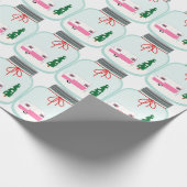 Weihnachtsmason Geschenkpapier (Ecke)