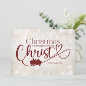 WEIHNACHTSMASSNAHMEN SIND OHNE CHRISTTISTISCHE URL (Stehend Vorderseite)