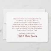 WEIHNACHTSMASSNAHMEN SIND OHNE CHRISTTISTISCHE URL (Rückseite)