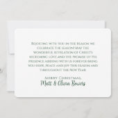 WEIHNACHTSMASSNAHMEN SIND OHNE CHRISTTISTISCHE URL (Rückseite)